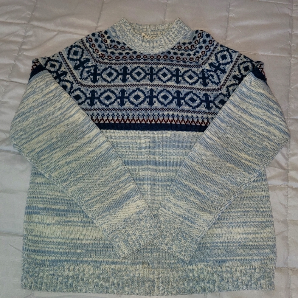 Vintage K-Mart Women's Nordic Style Sweater XL
